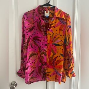 Farm rio x Anthropologie blouse